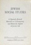 Jewish Social Studies - Vol XXIII No. 2 April 1961